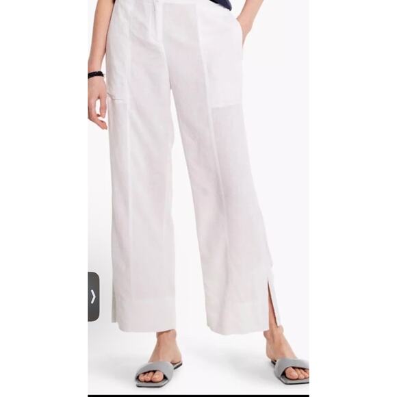 NIC+ZOE Paper White Rumba Park Wide-Leg Ankle Pant Size 18 NWT - Picture 2 of 16
